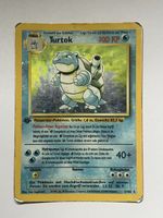 Pokemon Karte Blastoise first Edition Base Set vintage