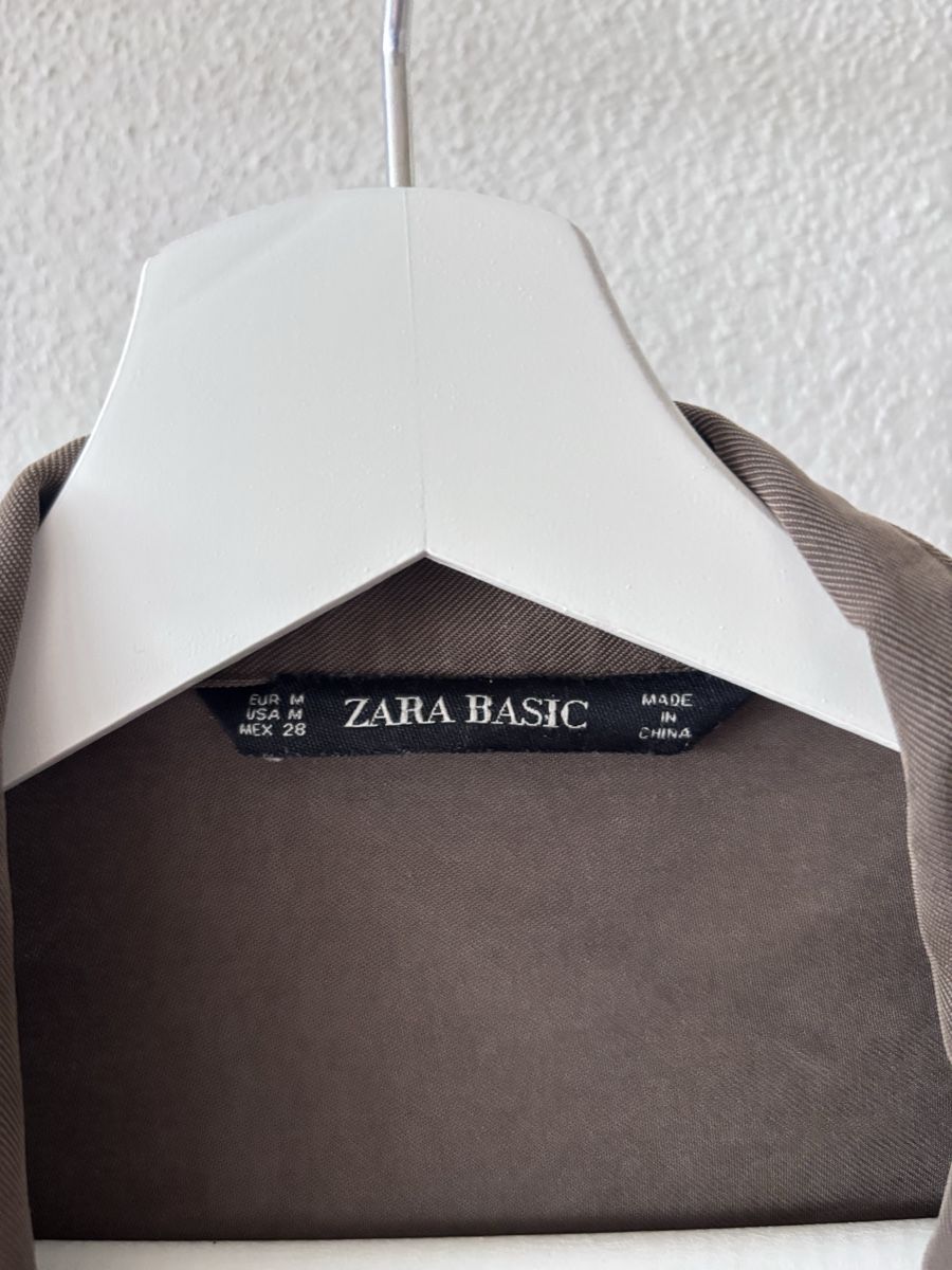 Zara Giacche: Zara Basic Übergangsjacke, Khaki, Gr. M – Usato da Zürich venduto da CaKoch17 1