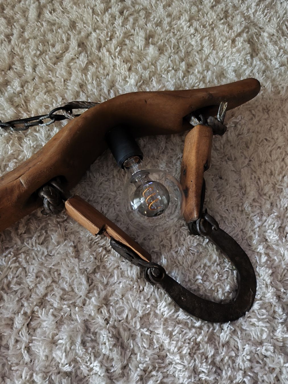 Kronleuchter & Deckenlampen: lampe plafonnier en bois – Gebraucht aus Bouveret von Benj89 2