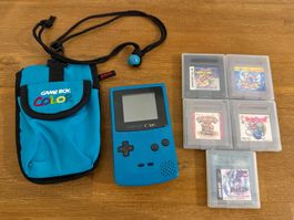 Nintendo Gameboy Color + Case + 5 Spiele Japan Version