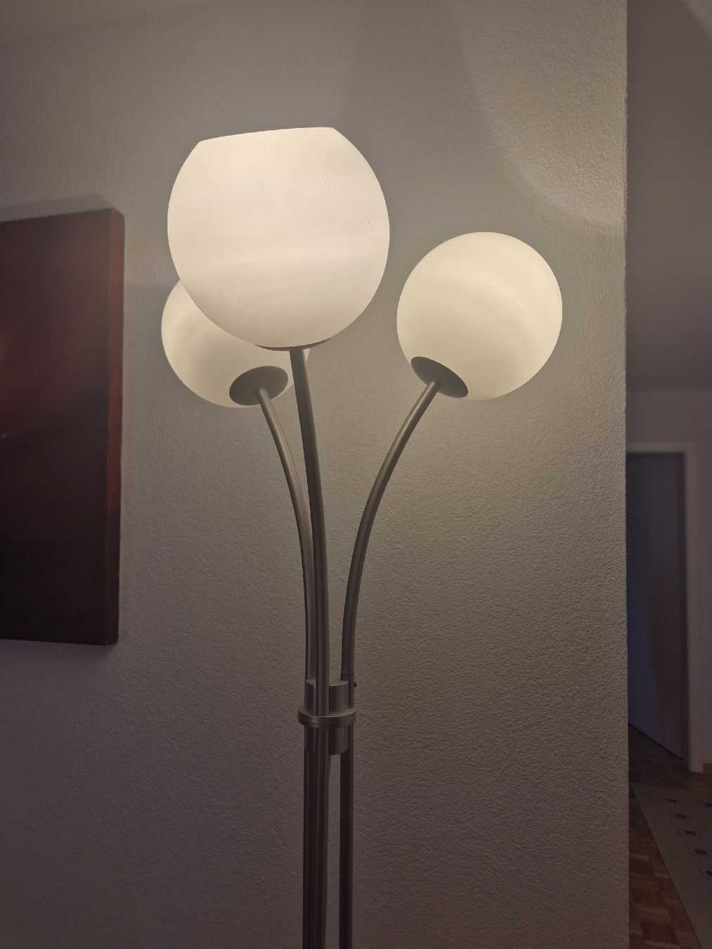 Lampade: Lampadaire design à 3 lumières – Usato da La Tour-de-Peilz venduto da Taliade 1