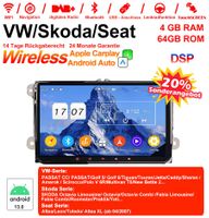 Android 13 Autoradio Für Tiguan, Passat, Touran, Seat, Skoda