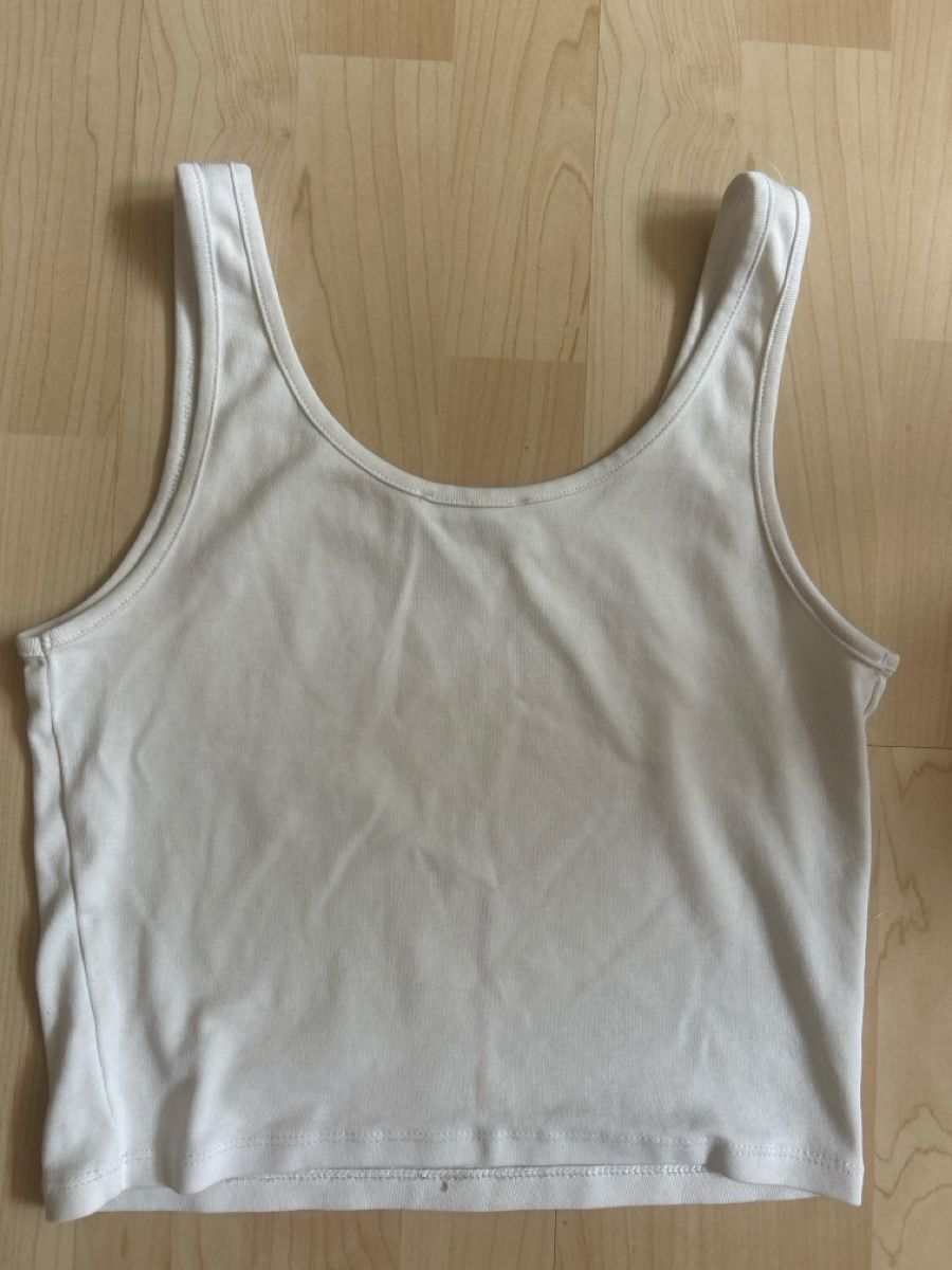 Stradivarius Camicette, T-shirt & Top: Weisses top – Usato da Bremgarten b. Bern venduto da lisapisa44 1