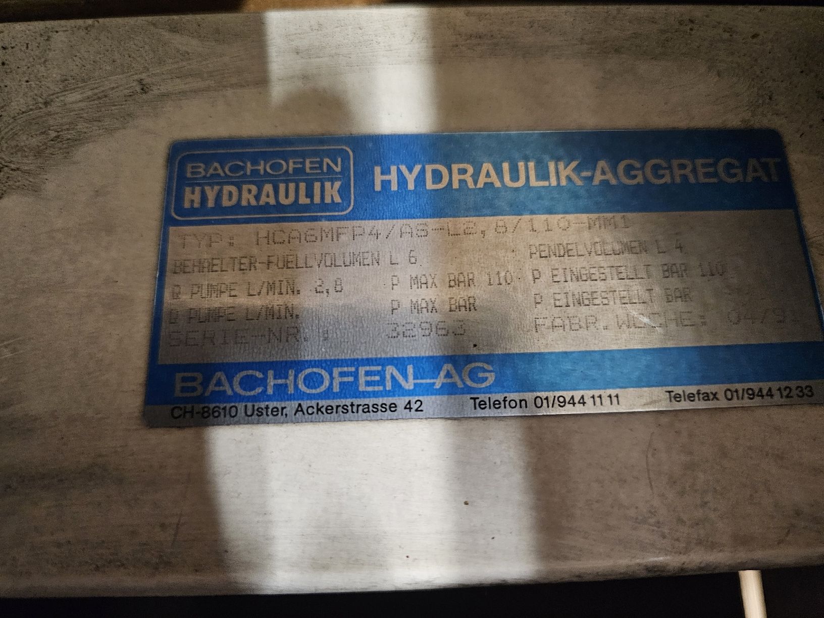 Tutte le macchine: Hydraulikaggregate mit Zylinder – Usato da Gelfingen venduto da Rodolforacing 4