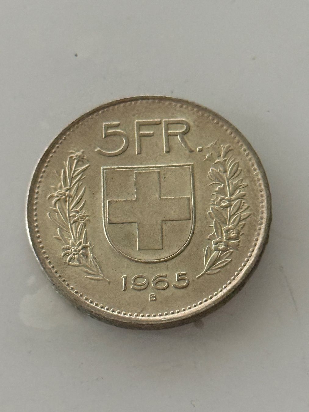 Alle Münzen: 5 Franken 1965  Silber – Gebraucht aus Wallisellen von SWISS_SILVER1 1