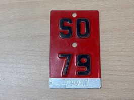 SO79 Nummerschild CH