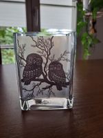 Glaswindlicht Eulenmotiv von Esther Gerber, Rohrbach 🦉🍂