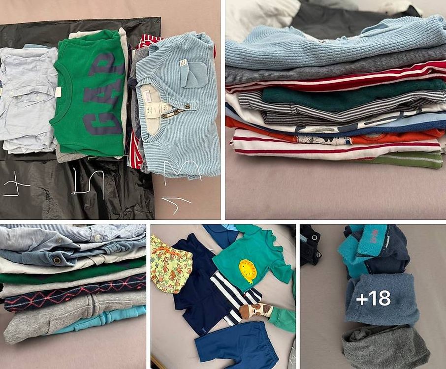 Ensembles coordonnés: Übervoller 110l Sack jungskleider gr 86/92 mit mehr als genu – D'occasion à Sargans par mir_fmm9