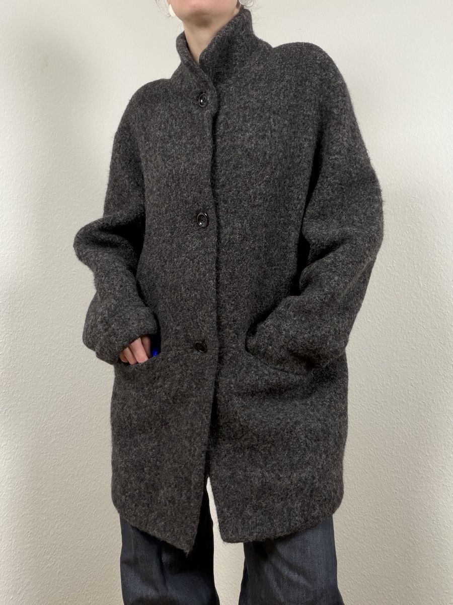 Cappotti: Stylish wool grey coat – Usato da Knonau venduto da Grapesvintage 4