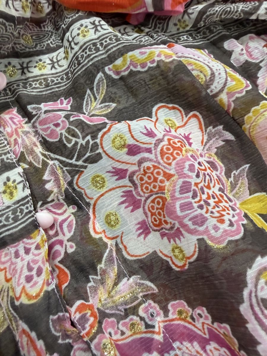 Chemisiers: Chiffon Blouse floral print size S – D'occasion à Knonau par Grapesvintage 5