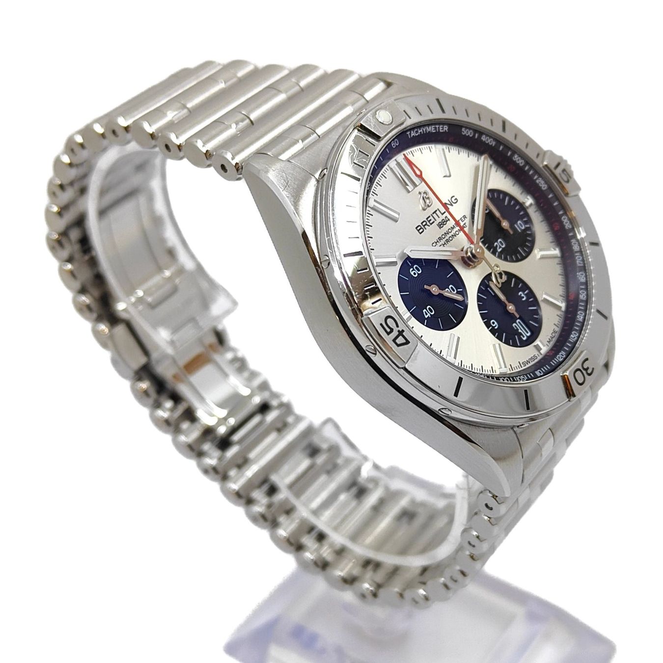 Breitling Orologi: Breitling Chronomat B01 Silver Dial (Full set 07.2020) – Usato da Montreux venduto da CashPay_Montreux 5