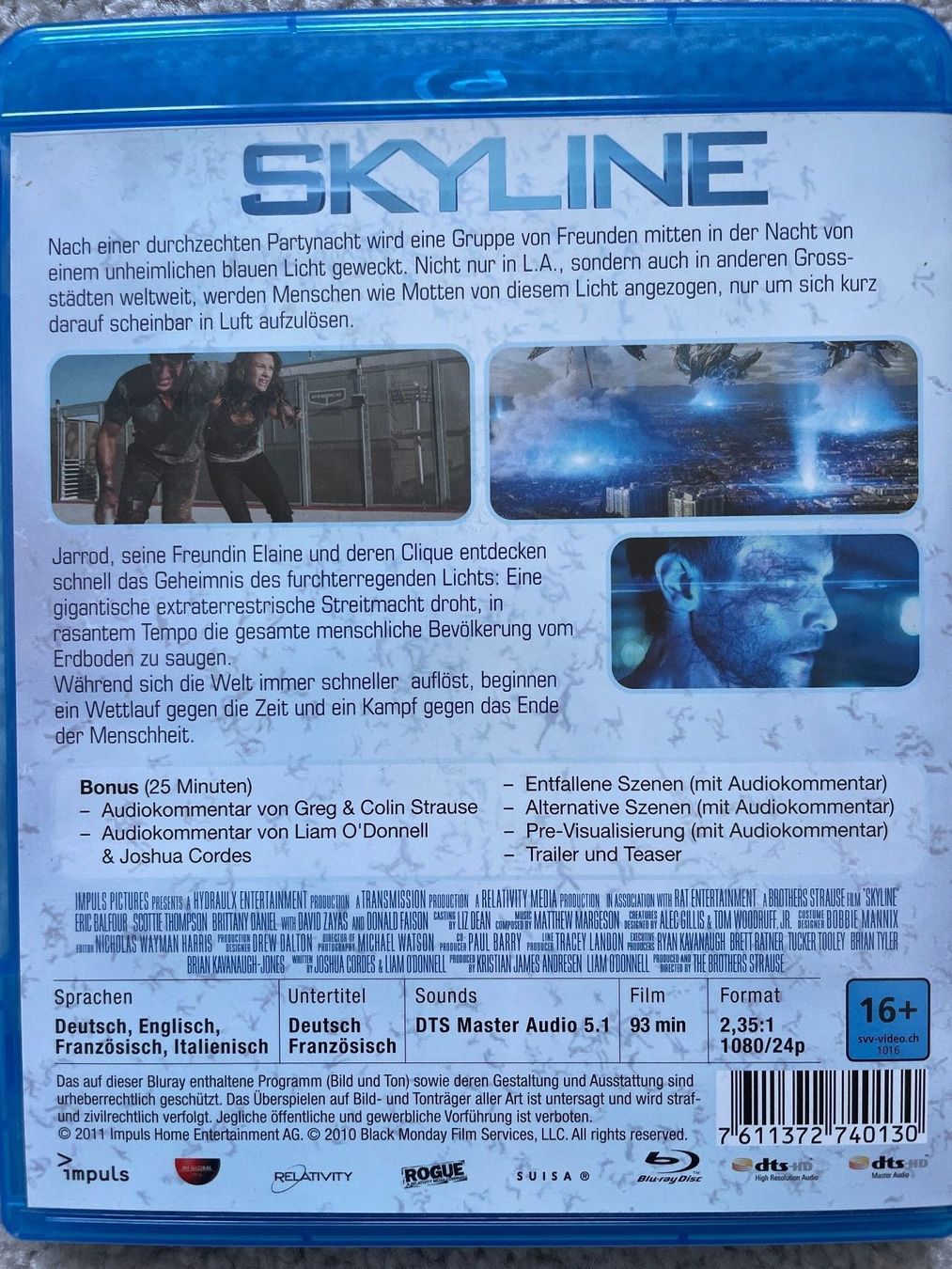 Tutti i DVDs: [Blu-ray] Skyline (2010) – Usato da Frasnacht venduto da GracyStore 1