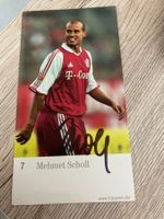 Original Signierte Autogrammkarte von Mehmet Scholl FCB