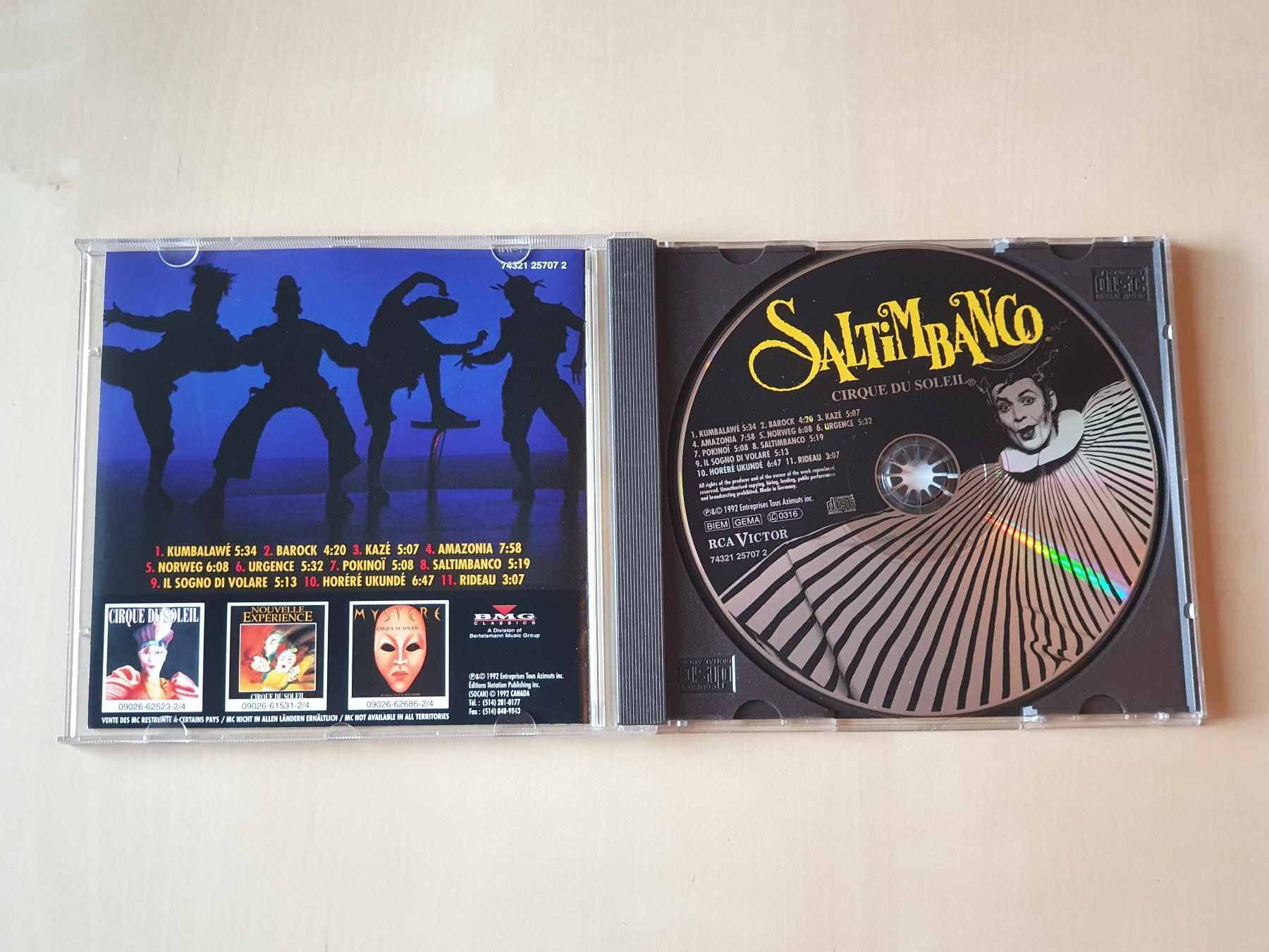 CDs: Cirque du Soleil Saltimbanco – D'occasion à Stansstad par collectorsshop 2