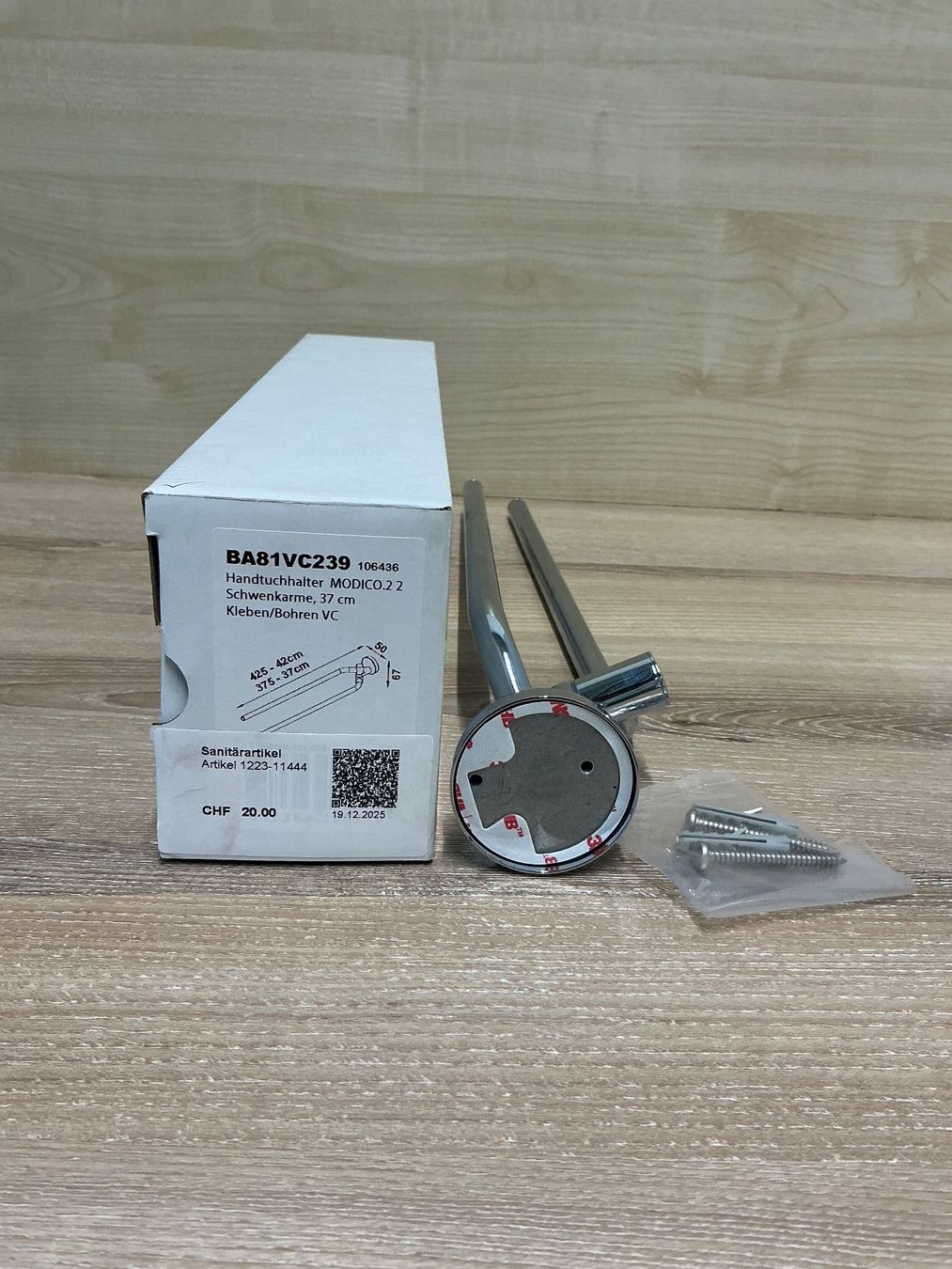 Portasciugamani: Bodenschatz Handtuchhalter – Nuovo e nell'imballaggio originale da Zug venduto da Bauteile-Zug 1