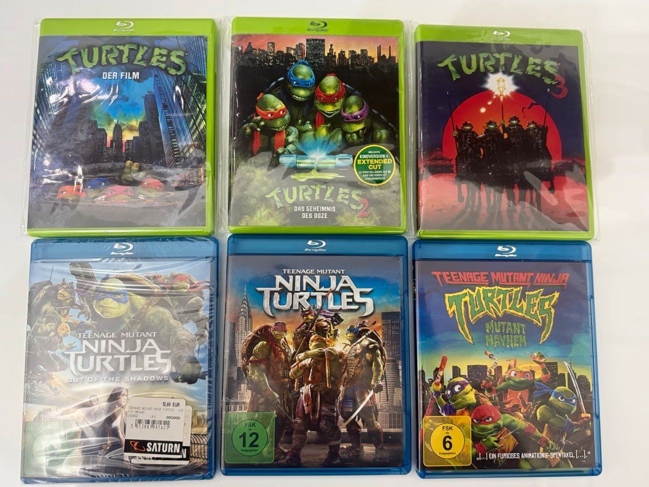 Tutti i DVDs: Blu-Ray 6x Turtles + Mutant Ninja Turtles – Usato da Männedorf venduto da LTMCS