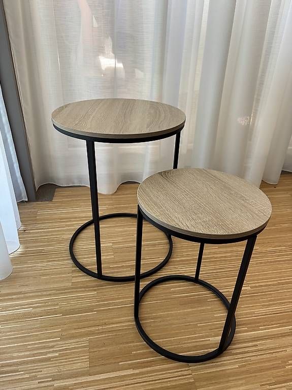 Tischset: Wohnzimmertisch Set schwarz/holzfarben – Gebraucht aus Zürich von roo_8xd6 1