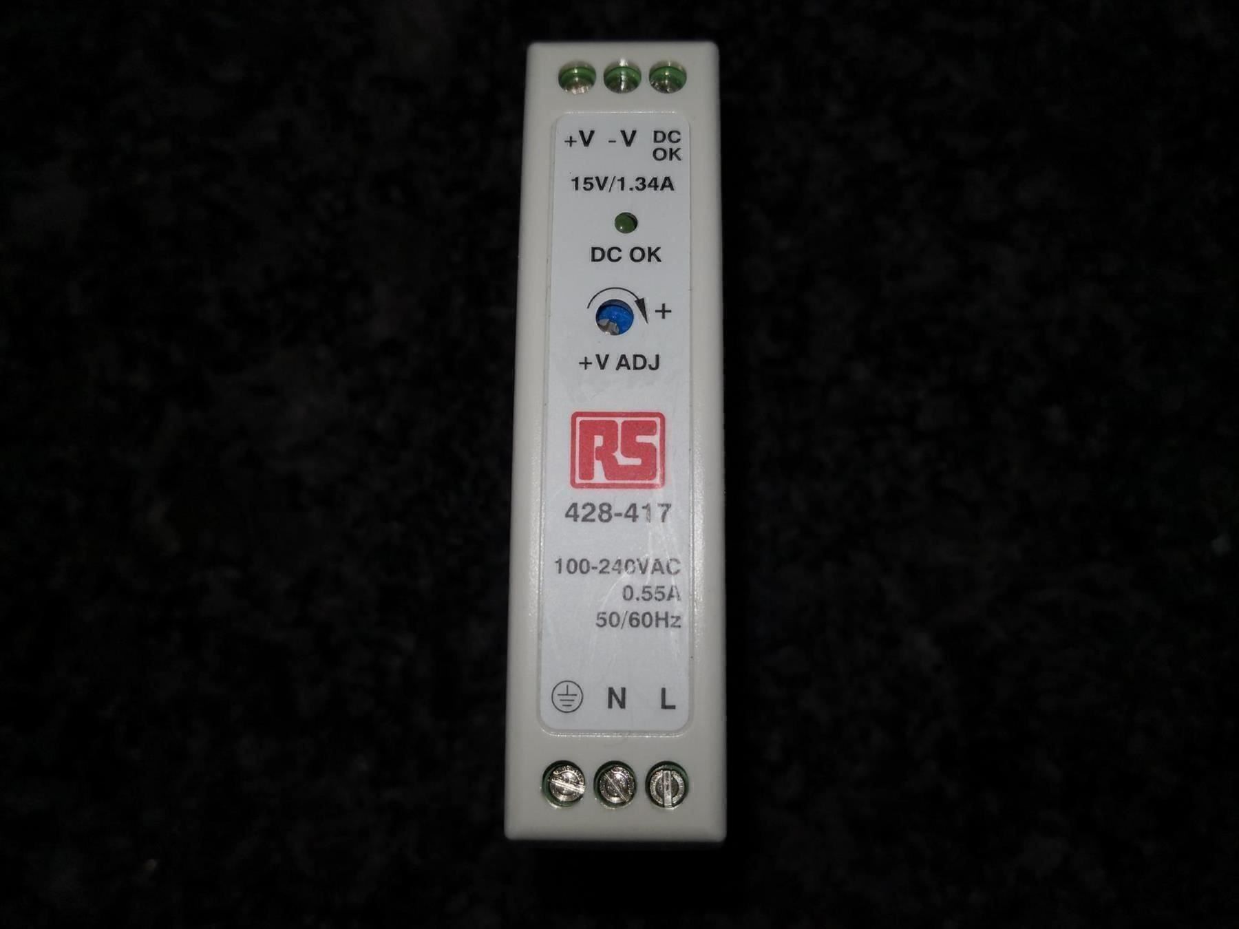 Componenti elettronici: +15VDC DIN-Schienen Netzteil – Usato da Igis venduto da Mfsi 1