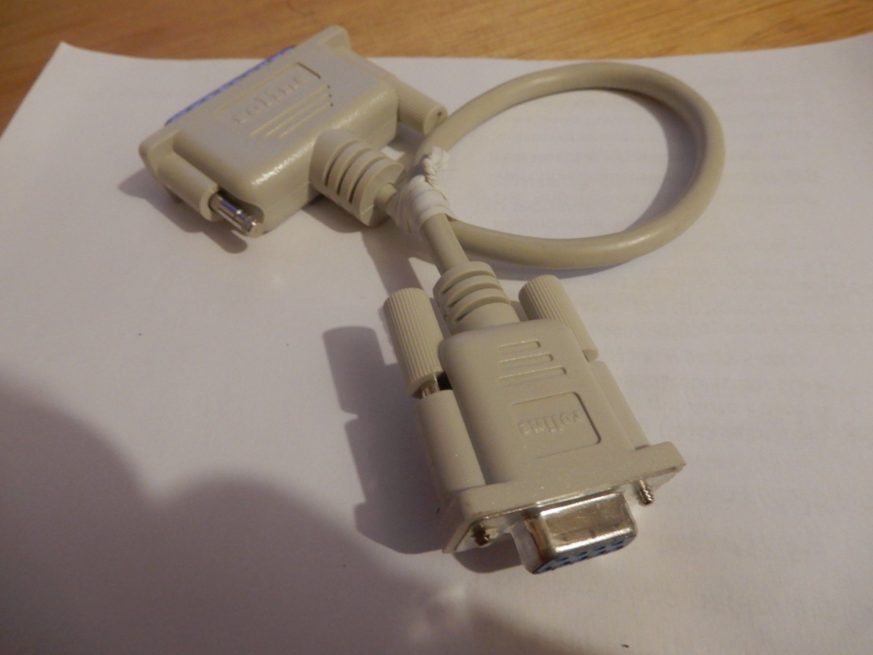 Câbles: Kabel Adapter DB25 Stecker auf DB9 Buchse – D'occasion à Worben par MaKo3252 4