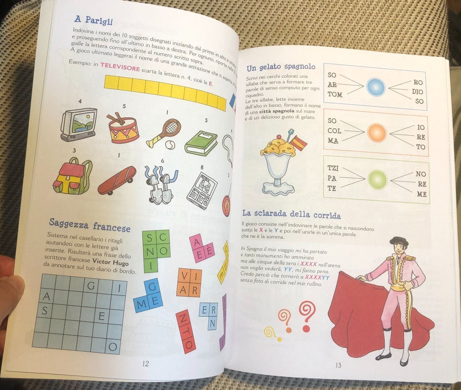 Livres: Libro enigmistica italiano per ragazzi – D'occasion à Belp par winnie2001 3