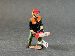 Schleich 13462 Waldarbeiter mit Motorsäge Mensch Figur