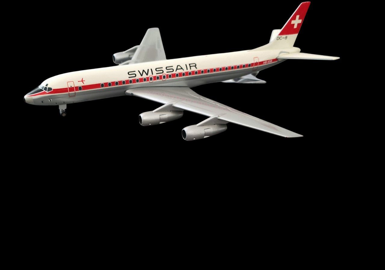 SWISSAIR DC-8-53 / 1:200 HERPA (Neu (gemäss Beschreibung)) in