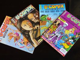 U-Comix Sammlung, 4 Hefte, Unanstaendige Comics f. Erwach...