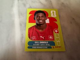 Panini FIFA Fussball WM 2026 Sticker Breel Embolo SUI 17
