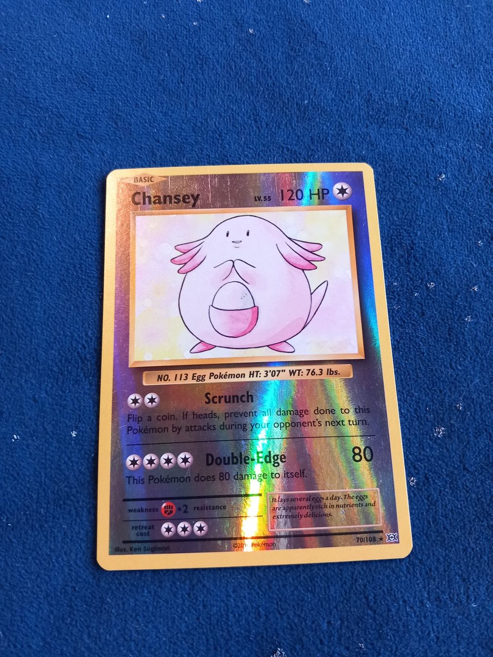 Pokémon Carte collezionabili: Chansey REVERSE Holo (EN) Evolutions 70/108 – Nuovo (secondo la descrizione) da Hinterfultigen venduto da Marcel2112