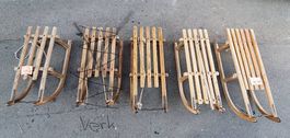 Holzschlitten- Davoser Flitzer