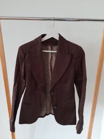 Veste brune avec jolie doublure