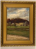 Julius Hollenweger (1863-1936) Landschaftsgemälde signiert