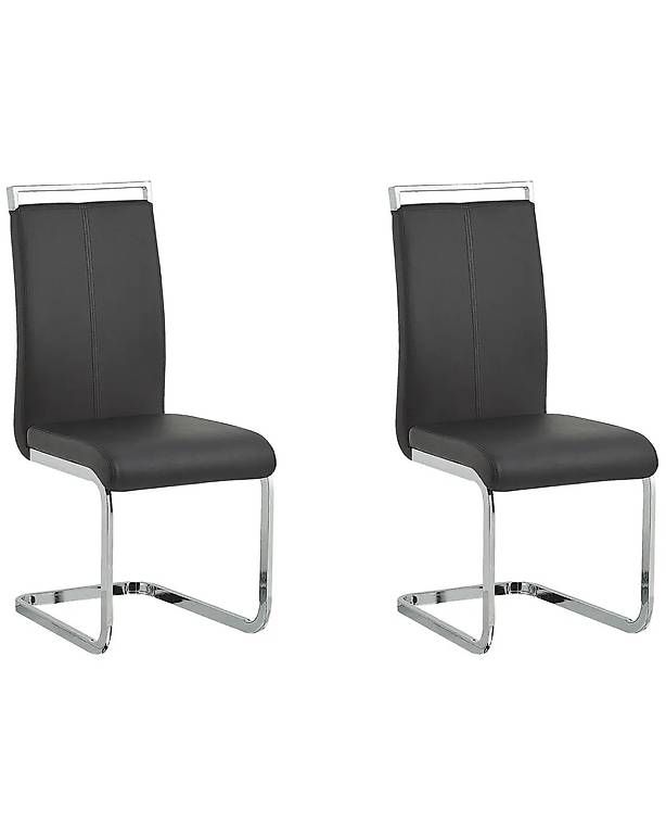 Beliani Sedie: 6 neue Schwingstühle schwarz – Nuovo (secondo la descrizione) da Rupperswil venduto da Dexaner59