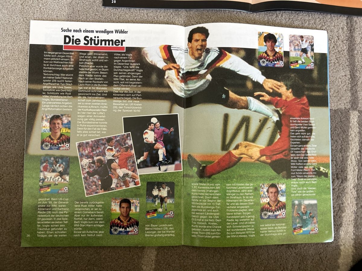 Panini Carte collezionabili: DFB Stickerhefte Wm94 und 2006 – Usato da Binningen venduto da Flagello 5