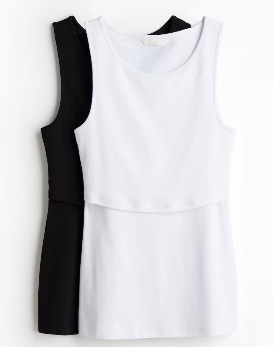 H&M Lotti di vestiti: Pack ribbed maternity tops ⭐️ – Nuovo (secondo la descrizione) da Zollikerberg venduto da BS.SM