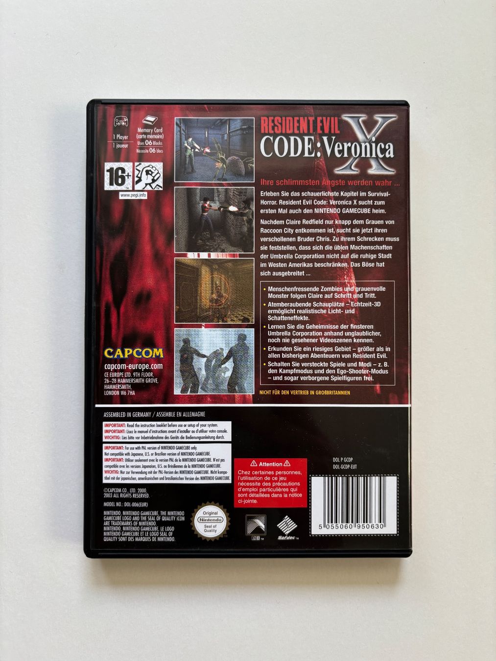 Capcom Jeux: Resident Evil Code: Veronica X (Nintendo Gamecube) – Neuf (Voir description) à Zürich par fisadr90 1