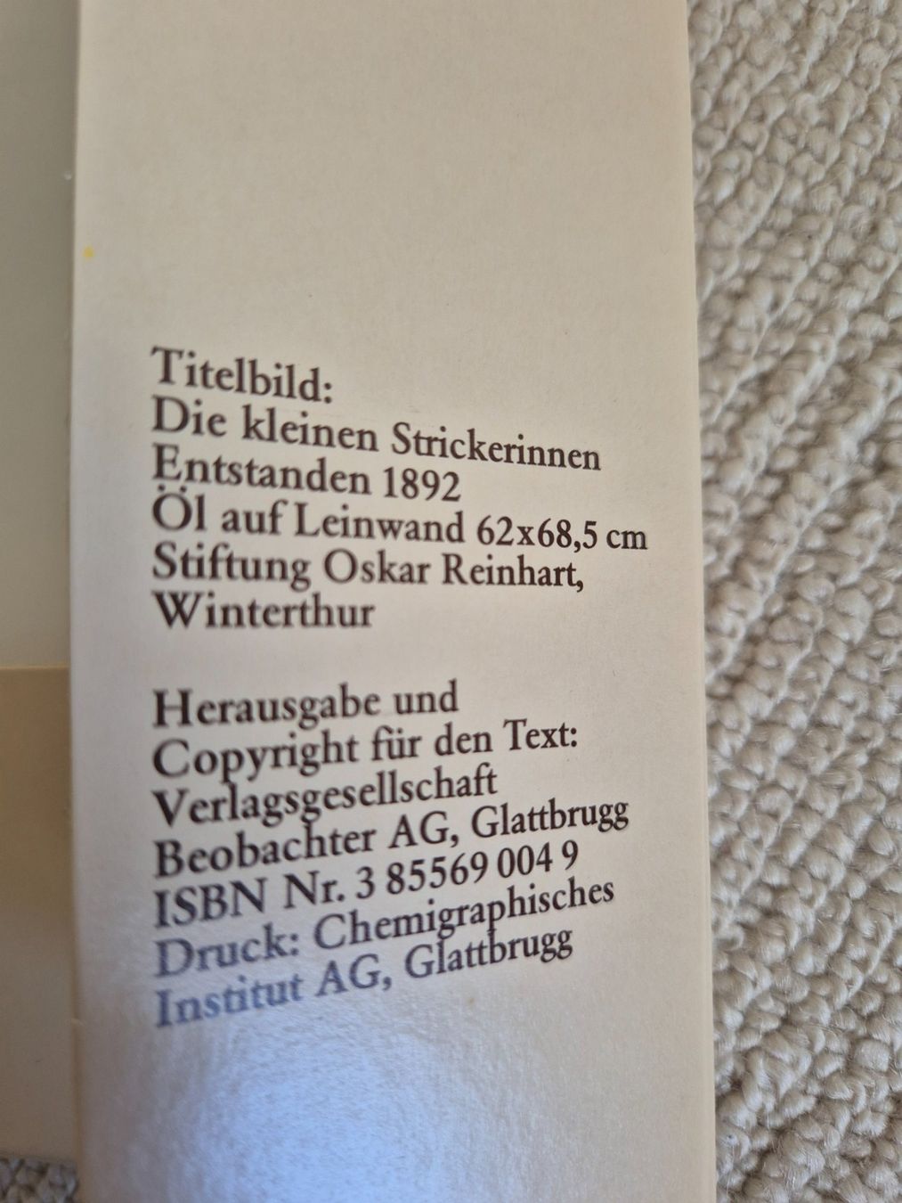 Libri: Albert Anker 32 ausgewählte Bilder – Usato da Winterthur venduto da Sarafina66 5