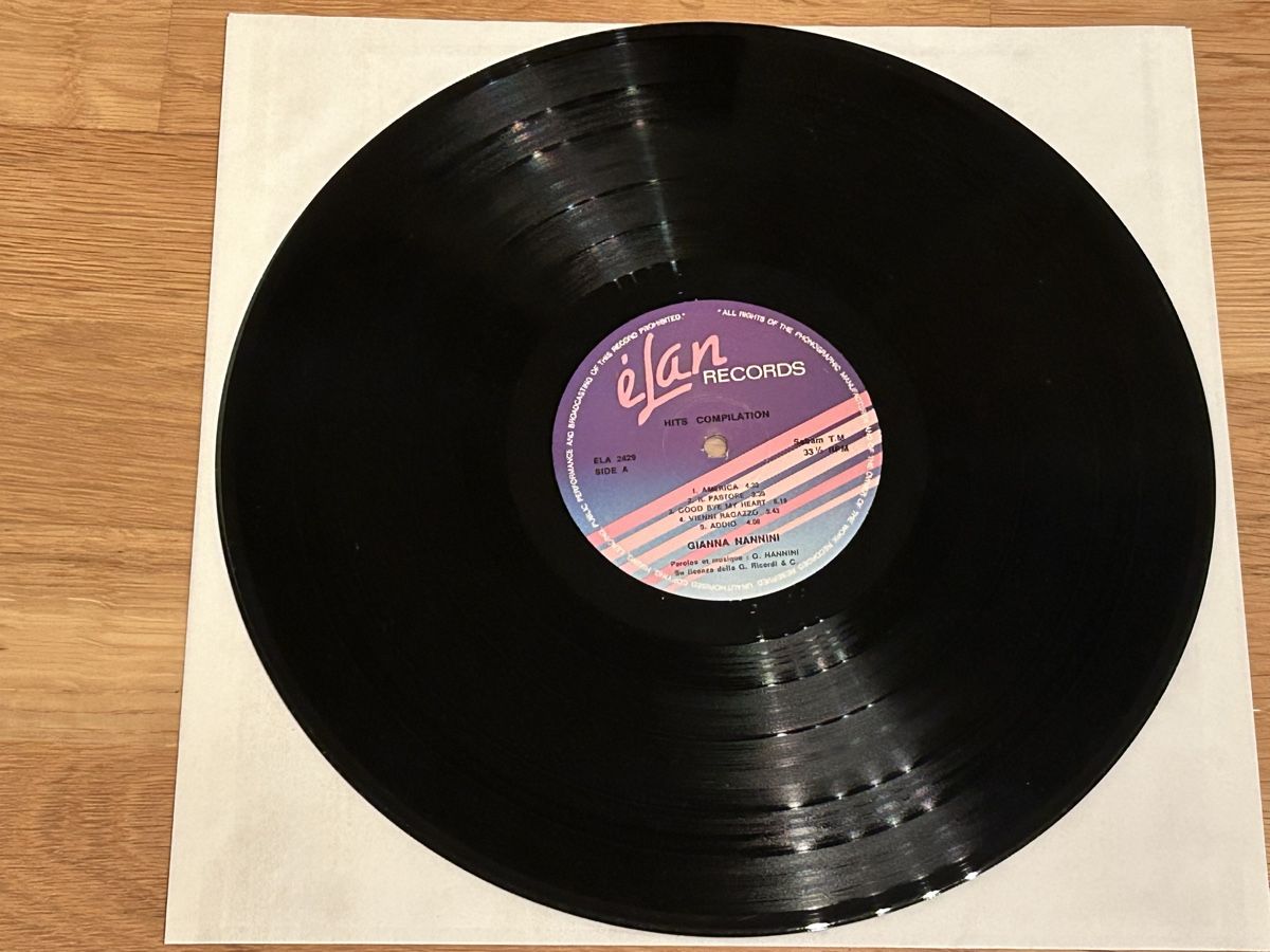 Dischi in vinile: Gianna Nannini. Bella bellissima – Usato da Faulensee venduto da Mizuno06 2