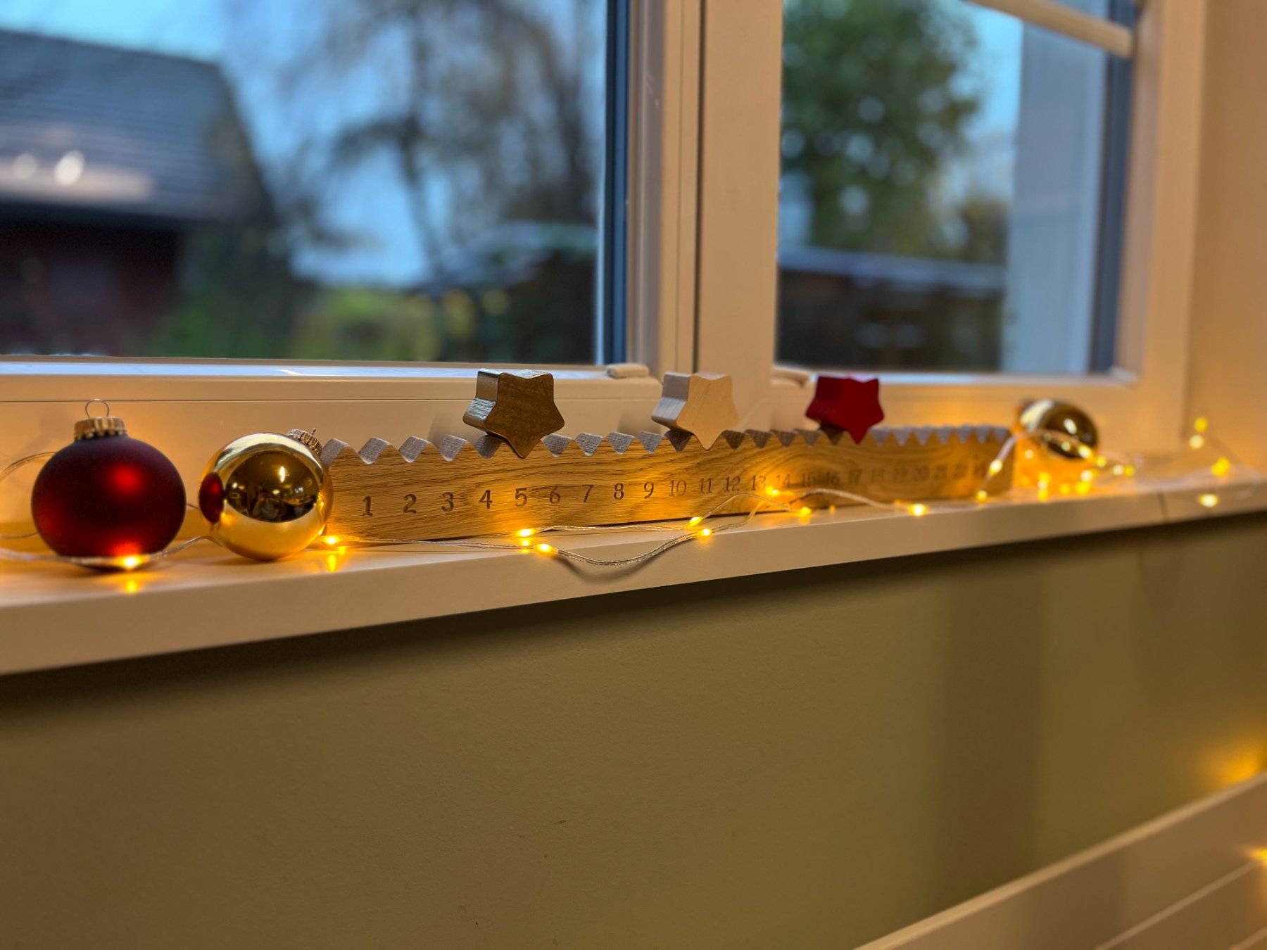 Alle Dekorationen: Adventskalender aus Nussbaumholz – Neu (gemäss Beschreibung) aus St. Gallen von thomas.geiselberger 6