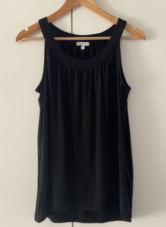 STREET ONE Top noir à bretelles en viscose 40/42