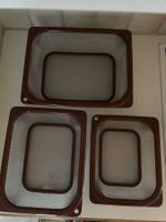 3er Set braunfarbene Siebe - Praktisch für jede Küche