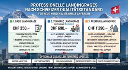 Professionelle Landingpage erstellen lassen – Webdesign CH