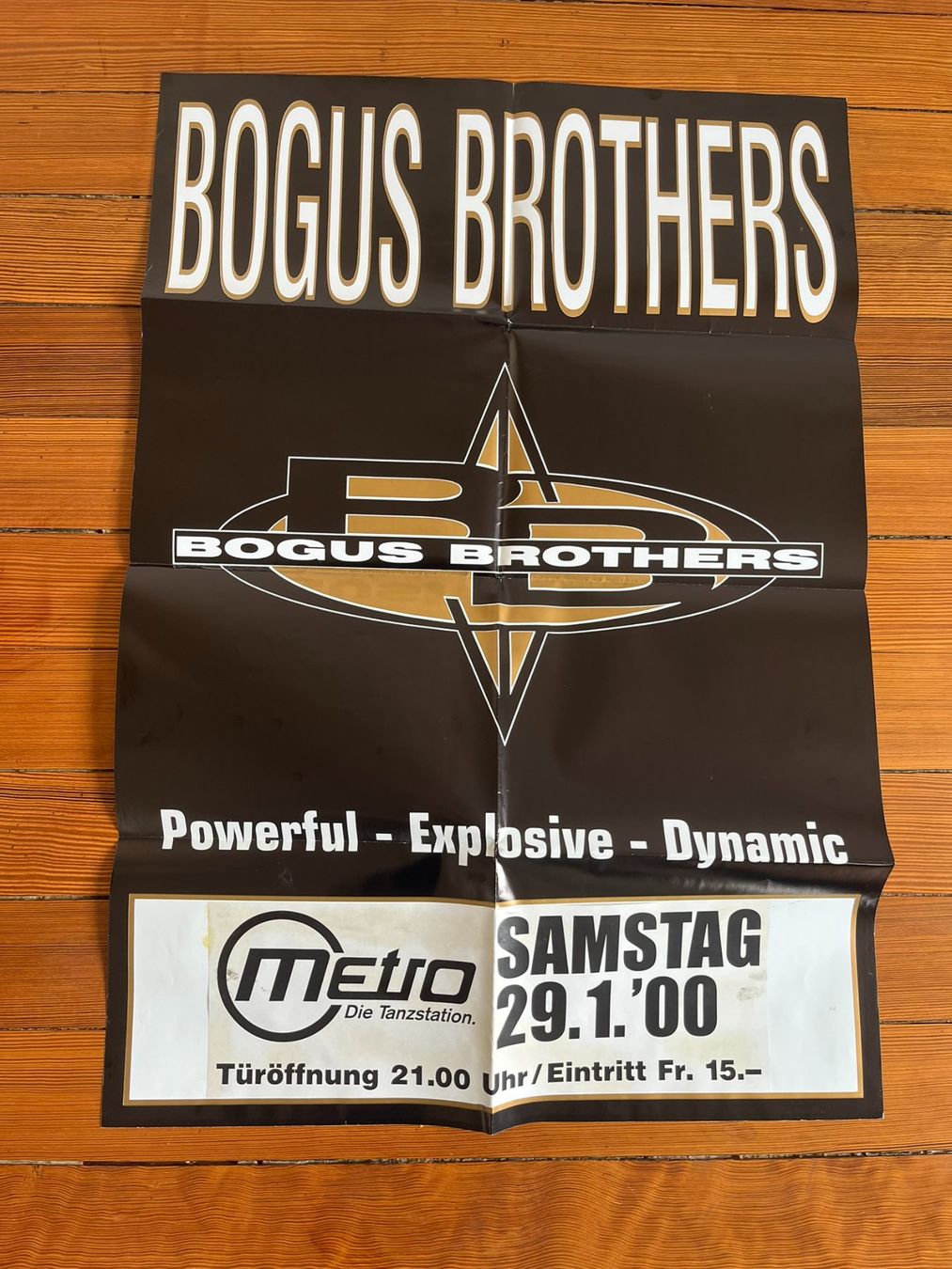 Posters & Illustrations: Konzert Plakat Bogus Brothers 2000 – D'occasion à Zofingen par Bigron