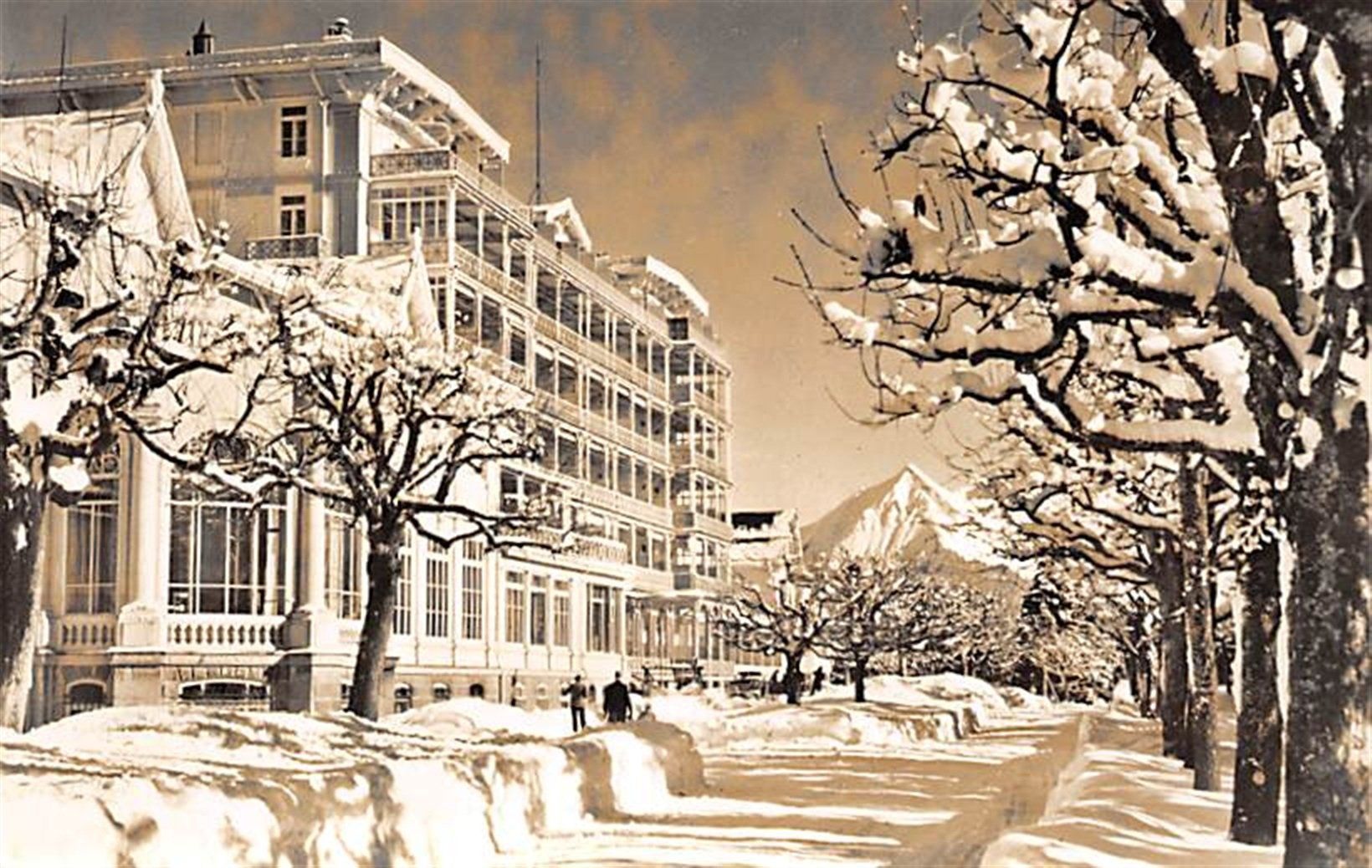 Cartoline postali: Leysin, Le Grand Hotel – Usato da Ottikon b.Kemptth. venduto da Neptun1974