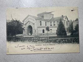 Alte Ansichtskarte Lausanne, Ecole de Medecine,