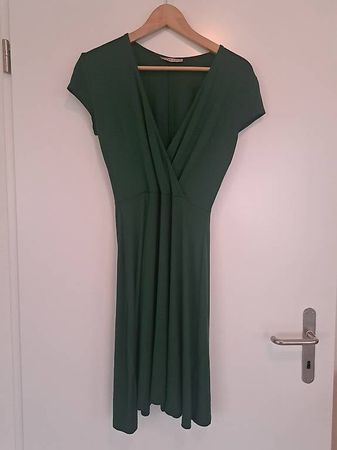 Sommerkleid Wickelkleid M 38 Grün