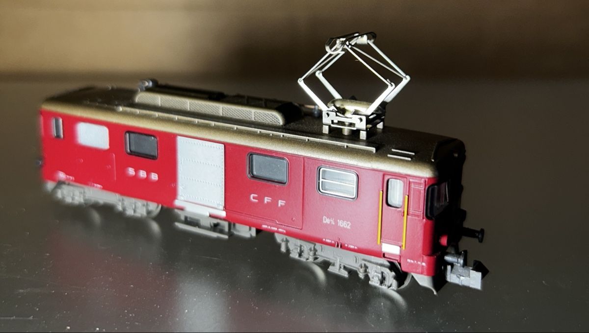 Modellini di ferrovie: Hochstrasser 14442 SBB De 4/4 Spur N – Usato da Salvenach venduto da Ricardo3280 3