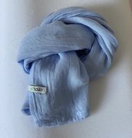 Cecile Schal hellblau, Ringschal, Baumwolle