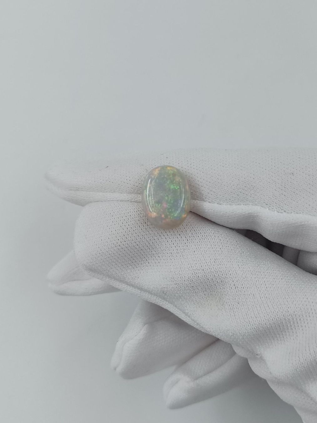 Pietre preziose: 1 WEISSER OPAL CABOCHON 7.34 CT. – Usato da Luzern venduto da EdiGem 8