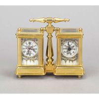 Travel clock and barometer, 2nd half 20th century